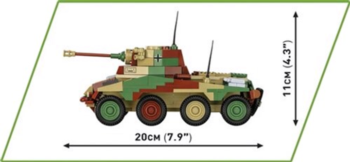 Конструктор Cobi Historical Collection WWII Puma 470 елементів (5902251022877) - зображення 4