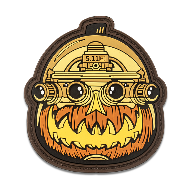 Нашивка 5.11 Tactical Sergeant Jack-o-lantern Patch Orange - изображение 1