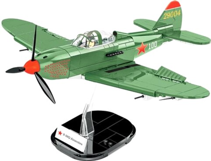 Klocki konstrukcyjne Cobi Historical Collection WWII Bell P-39Q Airacobra 380 elementów (5902251057473) - obraz 2