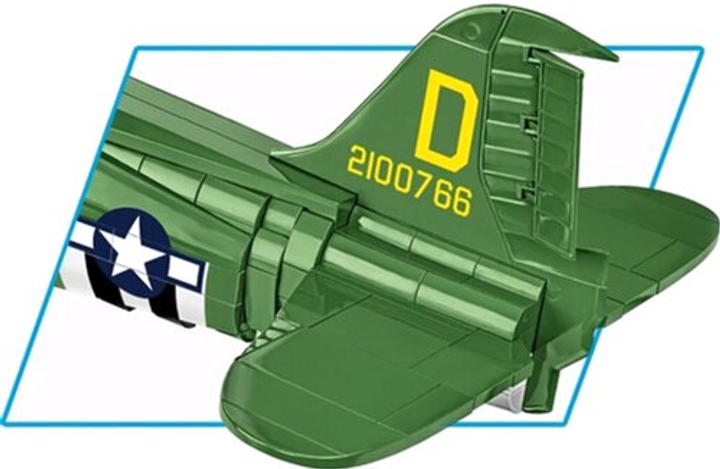 Конструктор Cobi Historical Collection WWII Транспортний літак Douglas C-47 896 елементів (5902251057435) - зображення 4