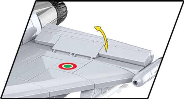 Klocki konstrukcyjne Cobi Armed Forces Myśliwiec F2000 642 elementy (5902251058494) - obraz 5