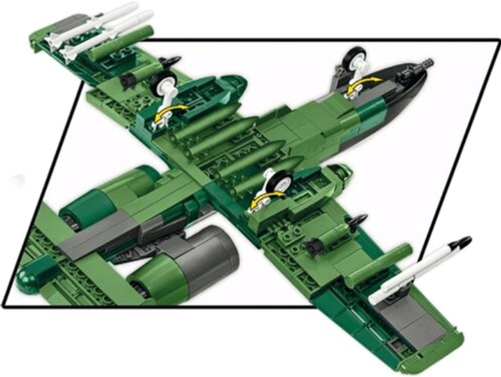 Конструктор Cobi Armed Forces Армійський штурмовик USA A-10 667 елементів (5902251058562) - зображення 4