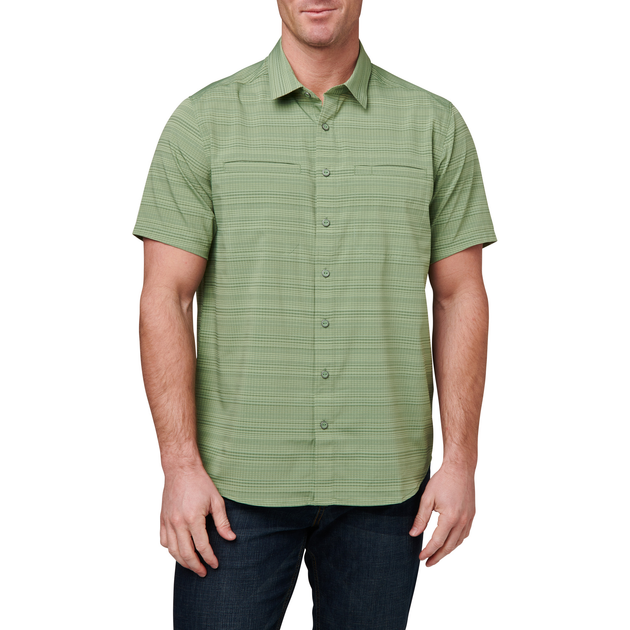 Рубашка тактическая 5.11 Tactical Ellis Short Sleeve Shirt L Desert Sage - изображение 1