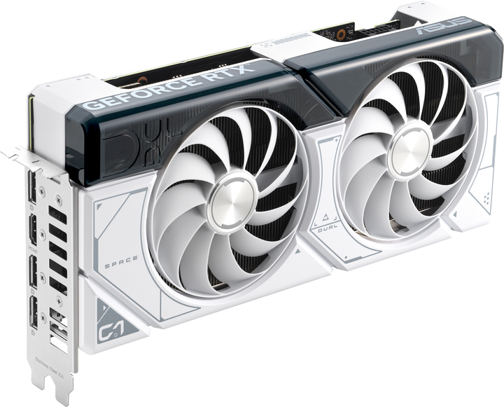 Відеокарта ASUS PCI-Ex GeForce RTX 4070 Super Dual White OC Edition 12GB GDDR6X (192bit) (2550/21000) (HDMI, 3 x DisplayPort) (90YV0K84-M0NA00) - зображення 2