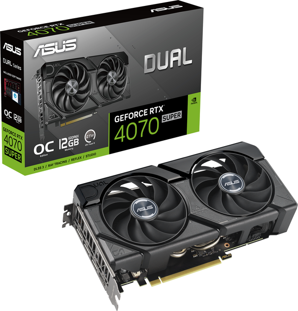 Karta graficzna ASUS PCI-Ex GeForce RTX 4070 Super Dual EVO OC Edition 12GB GDDR6X (192bit) (2550/21000) (HDMI, 3 x DisplayPort) (90YV0KC0-M0NA00) - obraz 14