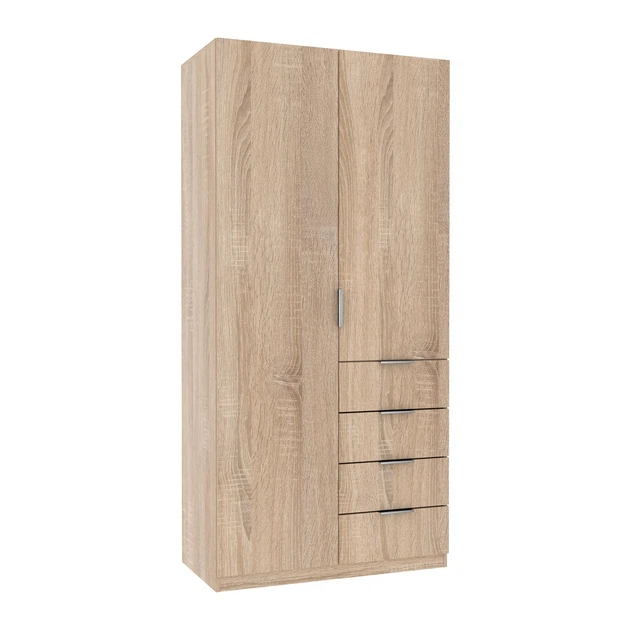 Шкаф Кристал 1 Континент 1000х520х2100 Дуб Сонома - изображение 1