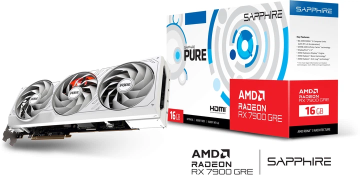 Sapphire　PURE　RADEON RX 7900GRE Rozetka.pl | Karta graficzna Sapphire PCI-Ex Radeon RX 7900