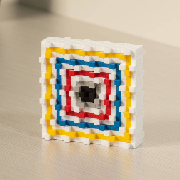 Конструктор Plus Plus Inspired Mondrian 72 елементи (5710409106740) - зображення 3