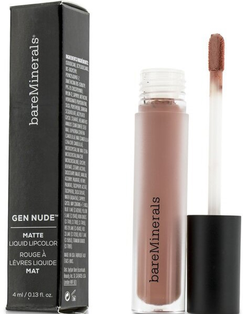 Matowa szminka w płynie BareMinerals Gen Nude Infamous 4 ml (0098132466337) - obraz 1