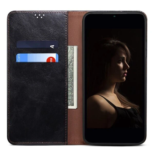 Чохол-книжка з кишеньками UniCase Leather Wallet для Samsung Galaxy M34 (M346) - Black - зображення 2