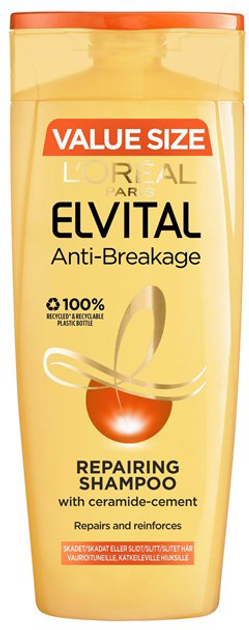 Шампунь для відновлення волосся L'Oreal Paris Elvital Anti-Breakage 500 мл (3600523946853) - зображення 1