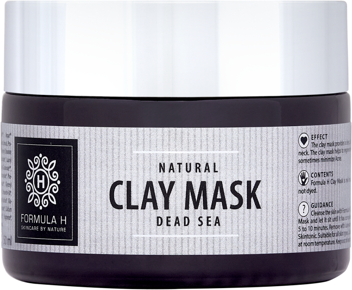 Glinkowa maska do twarzy Formula H Acne Dead Sea Clay Mask 50 ml (5715284301129) - obraz 1