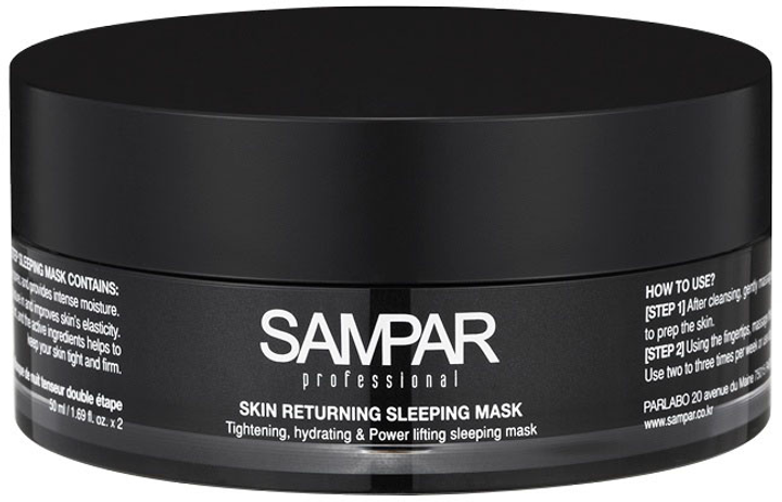Маска для обличчя SAMPAR Skin Returning Sleeping Mask 2 in 1 2 x 50 мл (3443551144101) - зображення 1