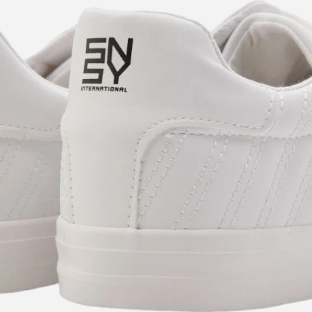 Tenisówki męskie materiałowe Sinsay 0938F-00X 42 Białe (5904015661513) (955555904990544) - Outlet - obraz 4