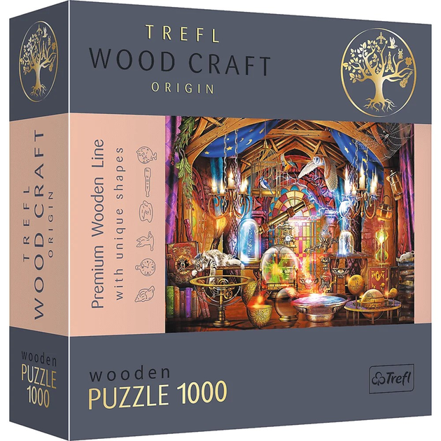 Puzzle Trefl Magiczna Komnata drewniane 1000 elementów (5900511201468) - obraz 1