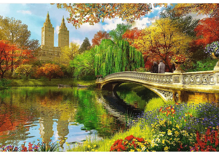 Пазл Trefl Центральний парк, Манхеттен, Нью-Йорк дерев'яний 500+1 елементів (5900511201574) - зображення 2