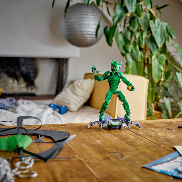Zestaw klocków LEGO Marvel Figurka Zielonego Goblina 471 element (76284) - obraz 8