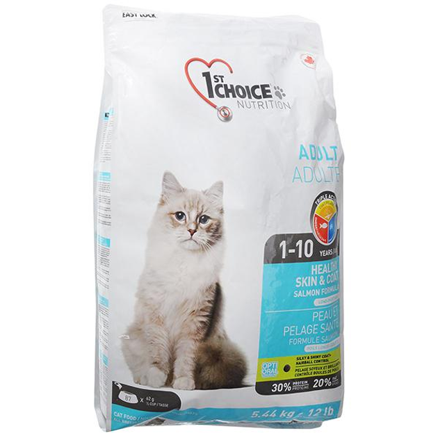 1st Choice Adult Healthy Skin&Coat 5.44 кг Фест Чойс Хелси лосось сухой ...