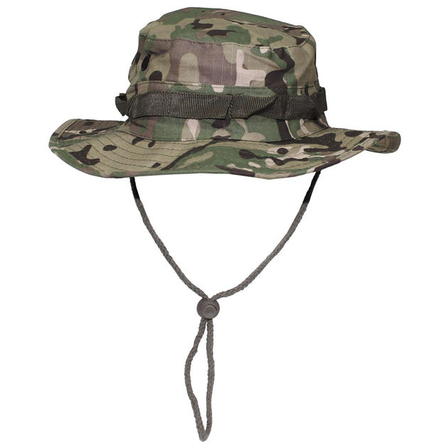 Панама військова MFH US GI Boonie Hat Ріп-Стоп Мультикам, L - зображення 1