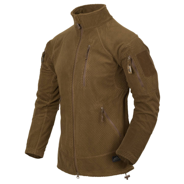 Кофта флісова Helikon-Tex Alpha Tactical Jacket Coyote S - зображення 1