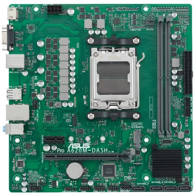 Płyta główna Asus Pro A620M-DASH-CSM (sAM5, AMD A620, PCI-Ex4) - obraz 1