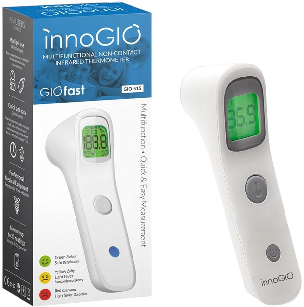 Інфрачервоний термометр Innogio GIOfast GIO-515 (5903317816744) - зображення 1