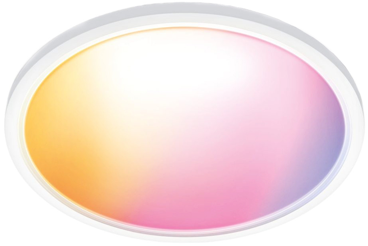 Світлодіодний стельовий світильник WIZ SuperSlim smart ceiling lamp RGB 32 Вт 54.5 см білий (8720169072657) - зображення 1