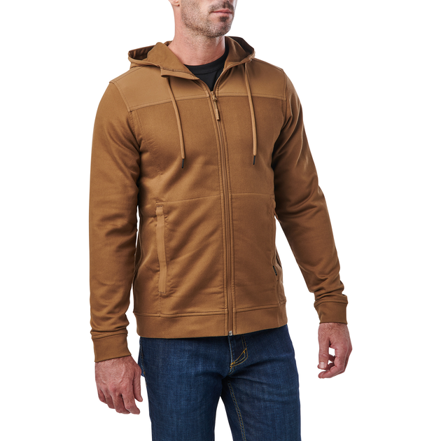 Реглан з капюшоном 5.11 Tactical Plummet Jacket S Battle Brown - зображення 1