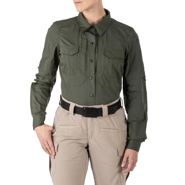Рубашка тактическая женская 5.11 Tactical Women’s Stryke™ Long Sleeve Shirt L TDU Green - изображение 1