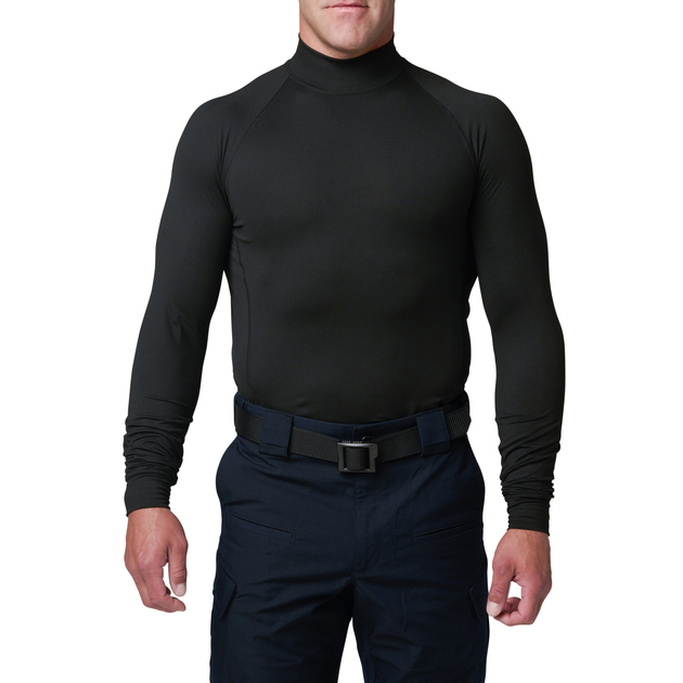 Термореглан 5.11 Tactical Mock Neck Long Sleeve Top M Black - зображення 1