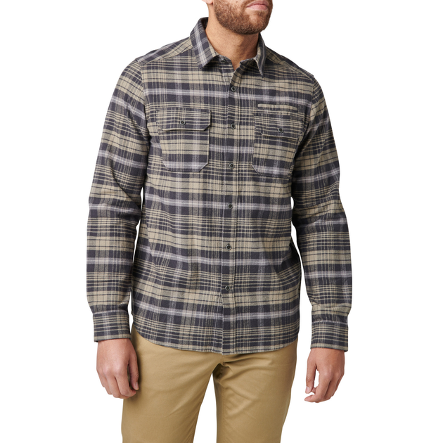 Сорочка тактична 5.11 Tactical Lester Long Sleeve Shirt S Volcanic Plaid - зображення 2