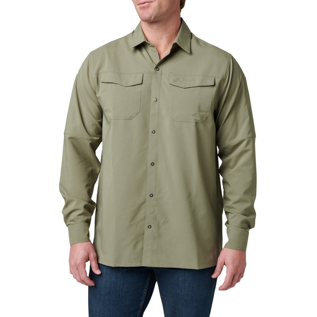Рубашка тактическая с длинным рукавом 5.11 FREEDOM FLEX WOVEN SHIRT - LONG SLEEVE S Iron Grey/Graphite - изображение 1