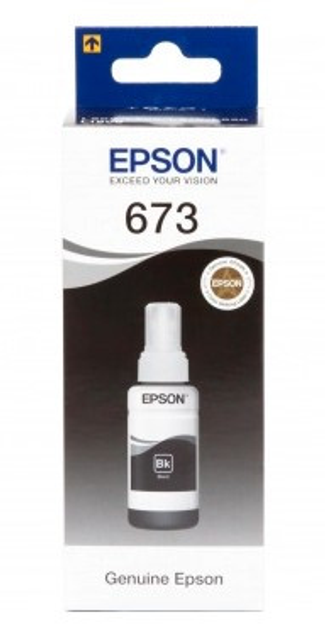 Оригинальные чернила Epson L800/L805/L810/L850/L1800 №673 (Black) 70ml ...