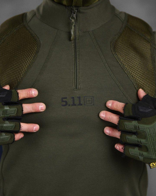 Тактическая боевая рубашка убакс с демфером 5.11 Tactical S олива (86421) - изображение 2