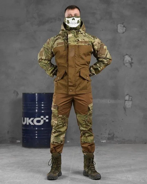 Тактический весенний костюм Горка 7.62 Tactical M койот+мультикам (86279) - изображение 1