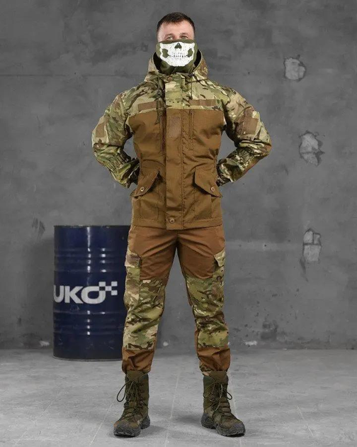 Тактический весенний костюм Горка 7.62 Tactical L койот+мультикам (86279) - изображение 1