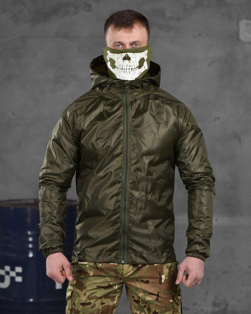 Тактическая мужская куртка дождевик 3XL олива (16305) - изображение 1