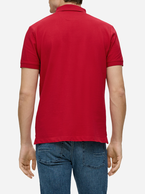 Koszulka polo męska slim fit s.Oliver 10.3.11.13.121.2138262-3160 XL Czerwona (4099974197904) - obraz 2