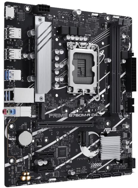 Płyta główna Asus PRIME B760M-R D4 (s1700, Intel B760, PCI-Ex16) - obraz 2