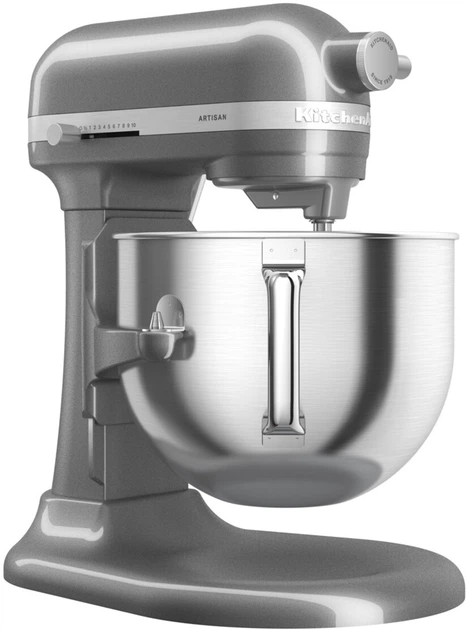 Robot kuchenny KitchenAid Artisan 5KSM70SHXEMS z podnoszoną misą, srebrny medalion - obraz 3