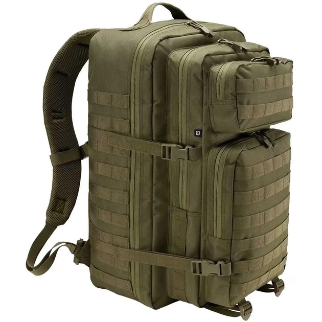 Тактичний військовий рюкзак Brandit US Cooper 65 л, армійський рюкзак, олива - зображення 1