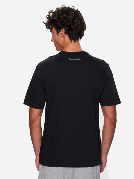 Koszulka męska bawełniana Calvin Klein Underwear 000NM2399E-UB1 L Czarna (8720107557345) - obraz 2