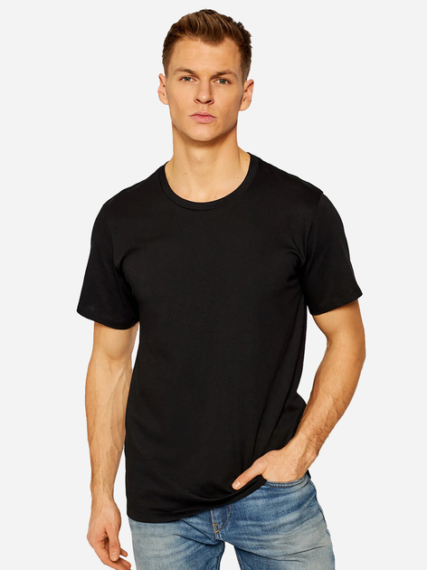 Набір чоловічих футболок бавовняний Calvin Klein Underwear 000NB4011E-001 M 3 шт Чорний (8719853076491) - зображення 2