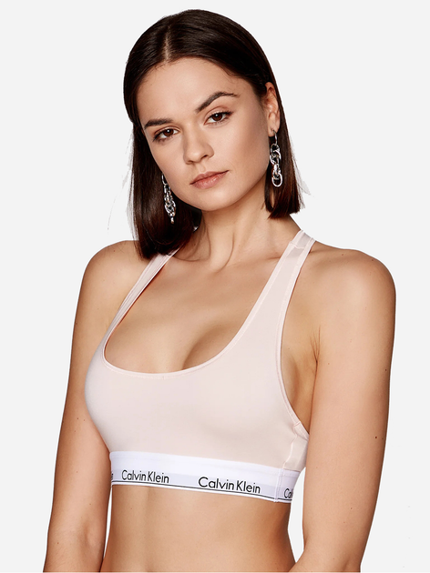 Biustonosz Calvin Klein Underwear 0000F3785E-2NT XS Różowy (8718934387631) - obraz 1