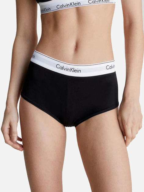 Трусики шорти жіночі бавовняні Calvin Klein Underwear 0000F3788E-001 XS Чорні (8718571607871) - зображення 1