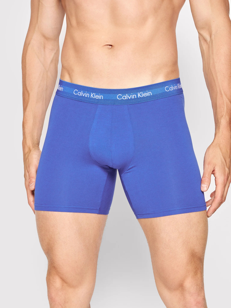 Zestaw majtek szorty Calvin Klein Underwear 000NB1770A-4KU XL 3 szt Niebieski/Granatowy/Czarny (8719115052737) - obraz 2