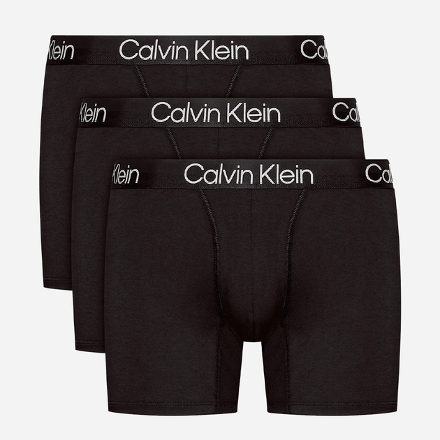 Набір трусів шорти Calvin Klein Underwear 000NB2971A-7V1 S 3 шт Чорний (8719854639213) - зображення 1