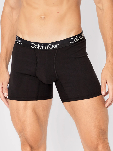 Набір трусів шорти Calvin Klein Underwear 000NB2971A-7V1 M 3 шт Чорний (8719854639244) - зображення 2