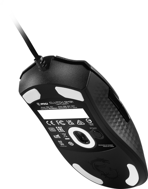 Мышь MSI CLUTCH GM31 LIGHTWEIGHT Черная (S12-0402050-CLABK) 256031 - изображение 11