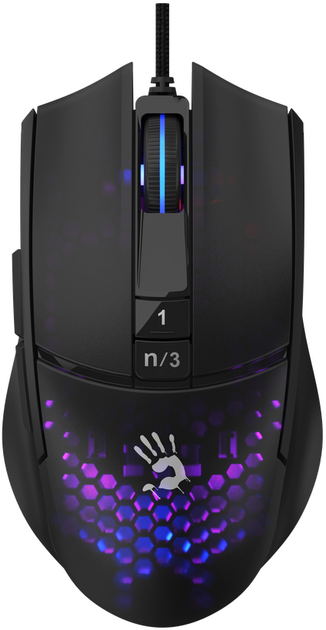 Мышка A4Tech L65 Max Bloody Honeycomb Черная 260536 - изображение 1